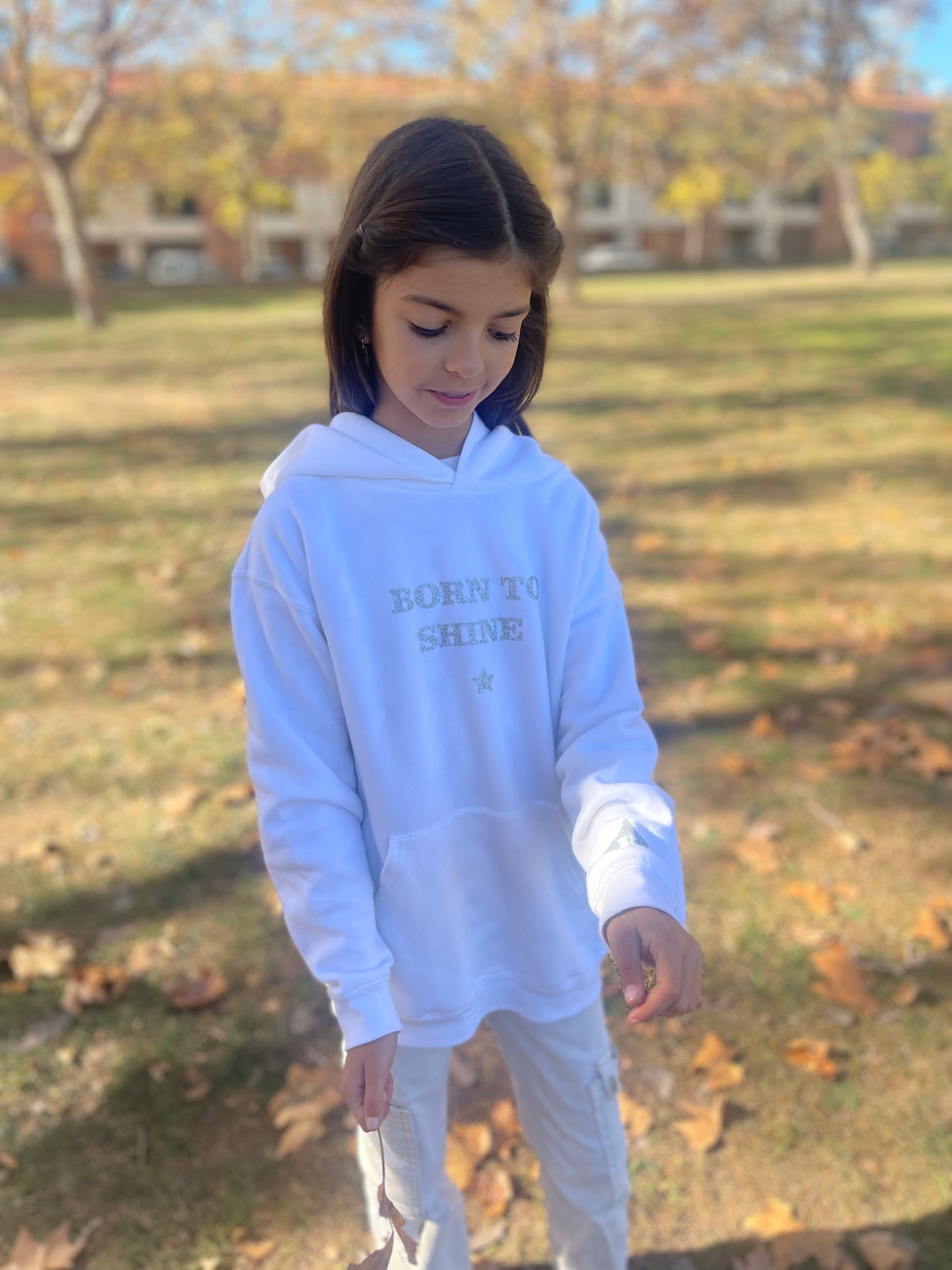 SUDADERA SHINE KIDS - BLANCA HOODY